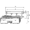 Alim. filtrée 3 ph IN: 400VAC ± 5% OUT: 24V/25ADC