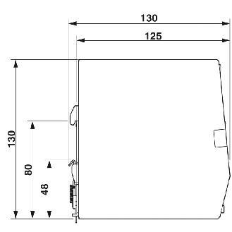 Alim. à découpage 24VDC 1A 480W, 1PH 230VAC-Lire la description