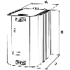Alim. à découpage 48-56VDC 10A, 3PH 360-520VAC/480-745VDC