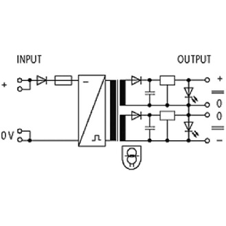 Convertisseur DC/DC entrée 24VDC / sortie ±10VDC ( ±5%) 5W-Lire la description