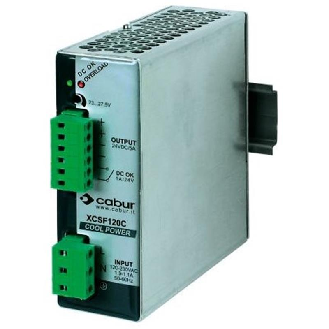 Alim. à découpage 24VDC 5A 120W, 1PH 90-264VAC/100-345VDC-Lire la description