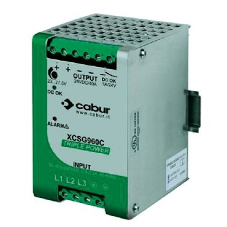Alim. à découpage 48VDC 20A 960W, 3PH 380VAC version redondante-Lire la description