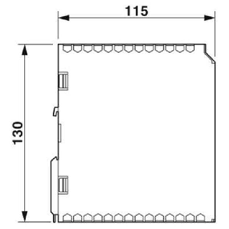 Alim. à découpage 24VDC 2,5A 60W, 1PH 230VAC, bornes à vis-Lire la description