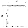 Alim. à découpage 24VDC 2,5A 60W, 1PH 230VAC, bornes à vis
