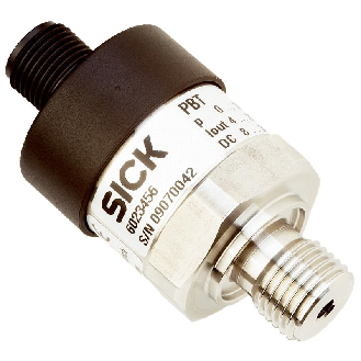 Capteur de pression -1 .. 5 bar, 0-10Vdc, 1/4 NPT, M12 4P-Lire la description