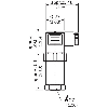 Capteur de pression 0-10 bar, 4-20mA, raccord G1/2 B