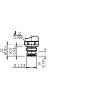 Capteur de pression -1 .. 1,5 bar, 4-20mA, G1/2 B noyable
