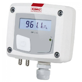 Capteur de pression 800 .. 1100 hPa, 0-10V/4-20mA, avec aff, 24Vac/dc-Lire la description