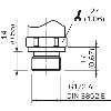 Capteur de pression 0 .. 250 bar, 4-20mA, G1/2 A DIN 3852-E