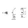 Capteur de pression 0 .. 2 bar, 4-20mA/0-10V PNP/NPN, G 1/2 DIN 3852