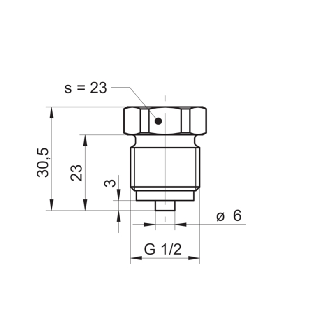 Capteur de pression Inox 0 .. 0.4 bar, 4-20mA, G 1/2 B EN 837-1-Lire la description
