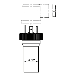 Capteur de pression Inox 0 .. 0.4 bar, 4-20mA, G 1/2 B EN 837-1-Lire la description