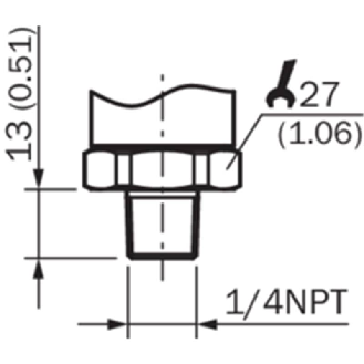 Capteur de pression 0 .. 16 bar, 4-20mA, 1/4 NPT, M12 4P-Lire la description
