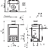 Capteur de pression (Air) -1 .. 0 bar, 2xPNP/NPN, G 1/4 (x2)