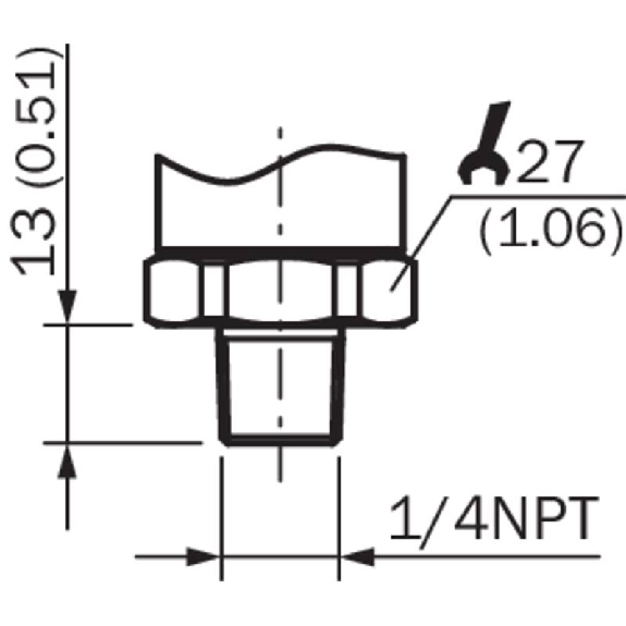 Capteur de pression 0 .. 8000 psi, 4-20mA, 1/4 NPT-Lire la description