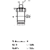 Capteur de pression, 0 .. 10 bar, 4-20mA, DN40
