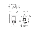 Capteur de pression (Air) -1 .. 1 bar, 2xPNP/NPN, PIF 4 mm + G 1/4