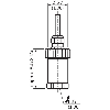 Capteur de pression 0 .. 1,6 bar, 4-20mA, G1/4 A DIN 3852-E