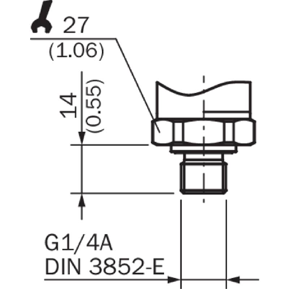 Capteur de pression 0 .. 1,6 bar, 4-20mA, G1/4 A DIN 3852-E Capteur de pression 0 .. 1,6 bar, 4-20mA, G1/4 A DIN 3852-E-Lire la description