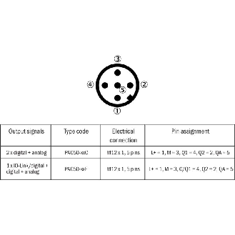 Capteur de pression (Air) -1 .. 1 bar, 2xPNP/NPN+ANA, G 1/4 (x2)-Lire la description