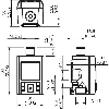 Capteur de pression (Air) -1 .. 1 bar, 2xPNP/NPN, G 1/4 (x2)