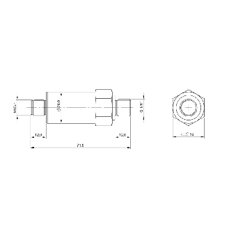 Capteur de pression 0 .. 10 bar, IO-Link, 1 x PNP, G 1/4 DIN 3852-Lire la description