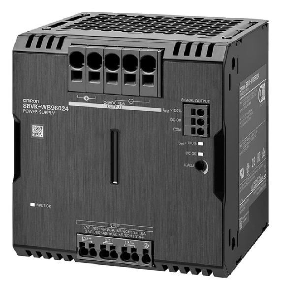 Alim. à découpage 24VDC 40A 960W, 2/3PH 400VAC, bornes push-in Alim. à découpage 24VDC 40A 960W, 2/3PH 400VAC, bornes push-in-Lire la description