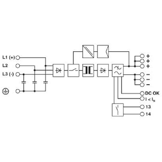 Alim. à découpage 24VDC 5A 120W, 3PH 400VAC-Lire la description