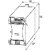Alim. à découpage 24VDC 20A, 3PH 324-572VAC/450-745VDC
