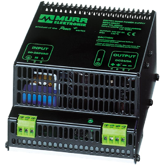 Alim. à découpage 24VDC 5A 120W, 1PH 100-265VAC Alim. à découpage 24VDC 5A 120W, 1PH 100-265VAC-Lire la description