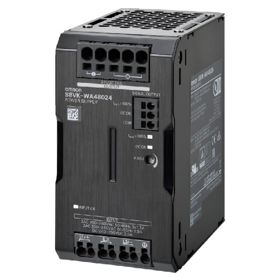 Alim. à découpage 24VDC 20A 480W, 1/3PH 200-240VAC rail DIN Alim. à découpage 24VDC 20A 480W, 1/3PH 200-240VAC rail DIN-Lire la description