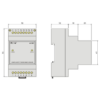 Alimentation p/ 1 capteur NAMUR ou p/ 1 capteur amplifié 24V-Lire la description