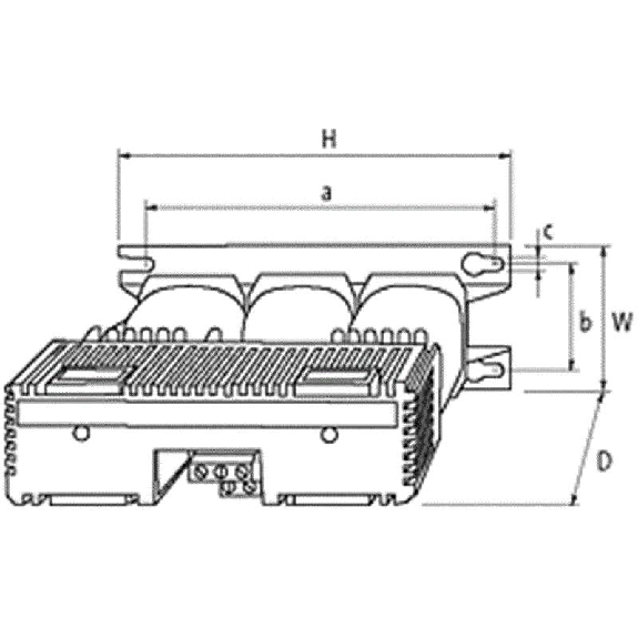Alim. filtrée 3 ph IN: 400VAC ± 5% OUT: 24V/10ADC-Lire la description
