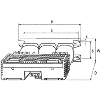 Alim. filtrée 3 ph IN: 400VAC ± 5% OUT: 24V/10ADC-Lire la description