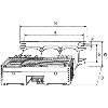 Alim. filtrée 3 ph IN: 400VAC ± 5% OUT: 24V/10ADC