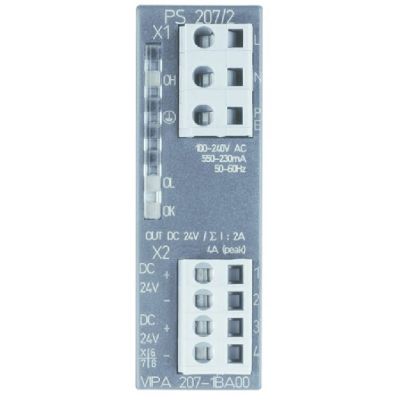 Alimentation 100-240 VAC, Tension de sortie 24 VDC-Lire la description