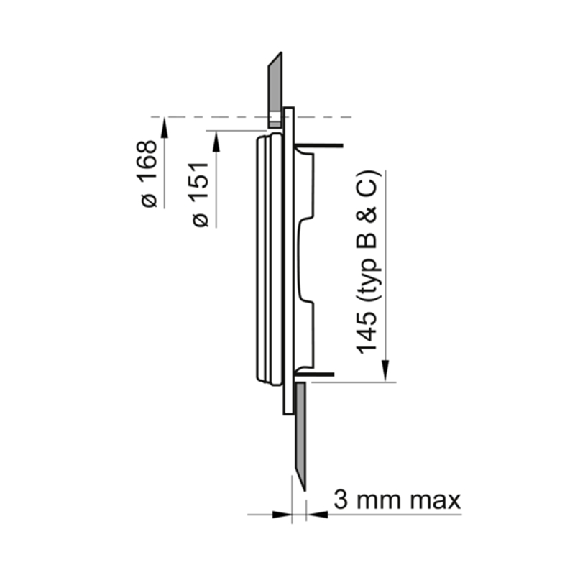 Manomètre inox Ø150mm, 0 .. 10 bar, G 1/2 Manomètre inox Ø150mm, 0 .. 10 bar, G 1/2-Lire la description