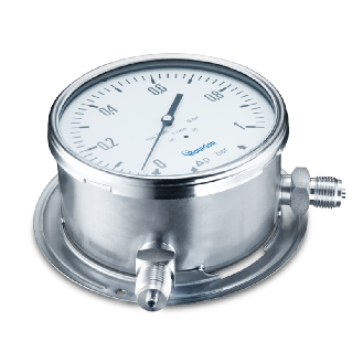 Manomètre inox Ø150mm, 0 .. 1 bar, 1/2 NPT-Lire la description