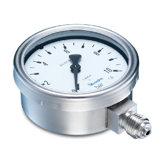 Manomètre inox Ø63mm 0 .. 4 bar, G1/4 au dos-Lire la description