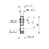 DPI M05 NPN NO P1,6mm noyé lg36mm 10-30Vdc / M08 3P
