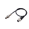 DPI M12 PNP NF P4mm noyé 70(55)mm Laiton 10-30Vdc M12 4P+C0.3m