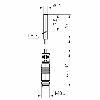 DPI D04 NPN NF P1,6mm noyé lg25mm 10-30Vdc / M08 3P+C0.2m PUR