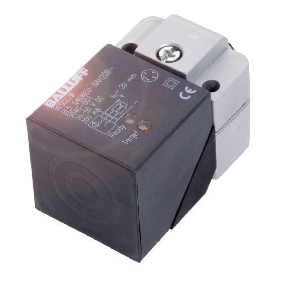 DPI Rect. PNP NO+NF P20mm noyé 40x65x40mm Zinc 10-30Vdc / M12 4P-Lire la description