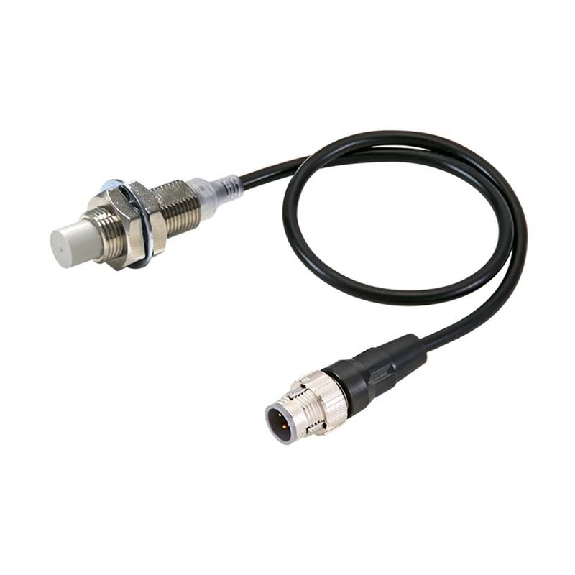 DPI M12 PNP NO P8mm non noyé IO-Link COM3 47mm Laiton M12 4P+C0.3m-Lire la description