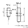 DPI HT M12 PNP NO P2mm noyé lg30mm 10-30Vdc / Ampli + Câble 2m