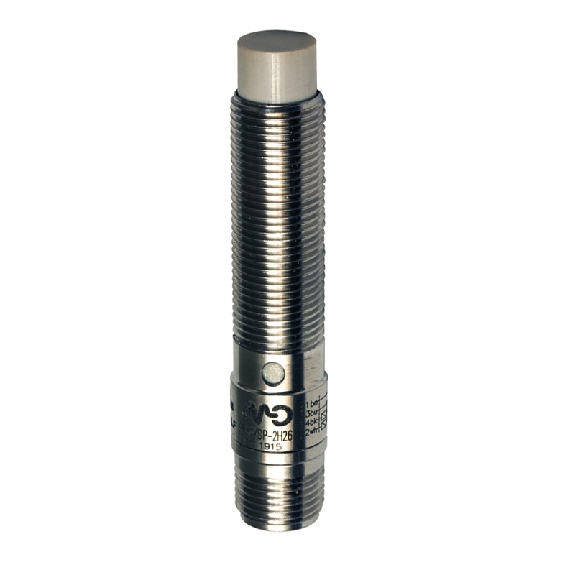 DPI M12 PNP NO P4mm non noyé Inox 10-30Vdc M12 4P-Lire la description