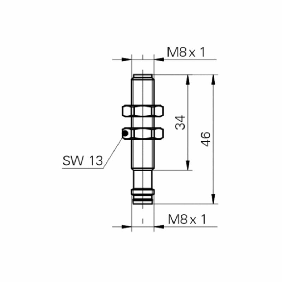 DPI M08 PNP NF P2mm quasi-noyé lg46mm tout Inox 10-30Vdc / M08 3P DPI M08 PNP NF P2mm quasi-noyé lg46mm tout Inox 10-30Vdc / M08 3P-Lire la description
