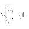 DPI Rect. PNP NO+NF P40mm non noyé 40x40x120mm / Bornier
