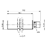DPI M18 PNP NO P5mm noyé 65(50)mm Laiton 12-30Vdc / M12 4P