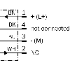 DPI M12 PNP NF P8mm non noyé lg46(24)mm Laiton 10-30Vdc / M12 4P